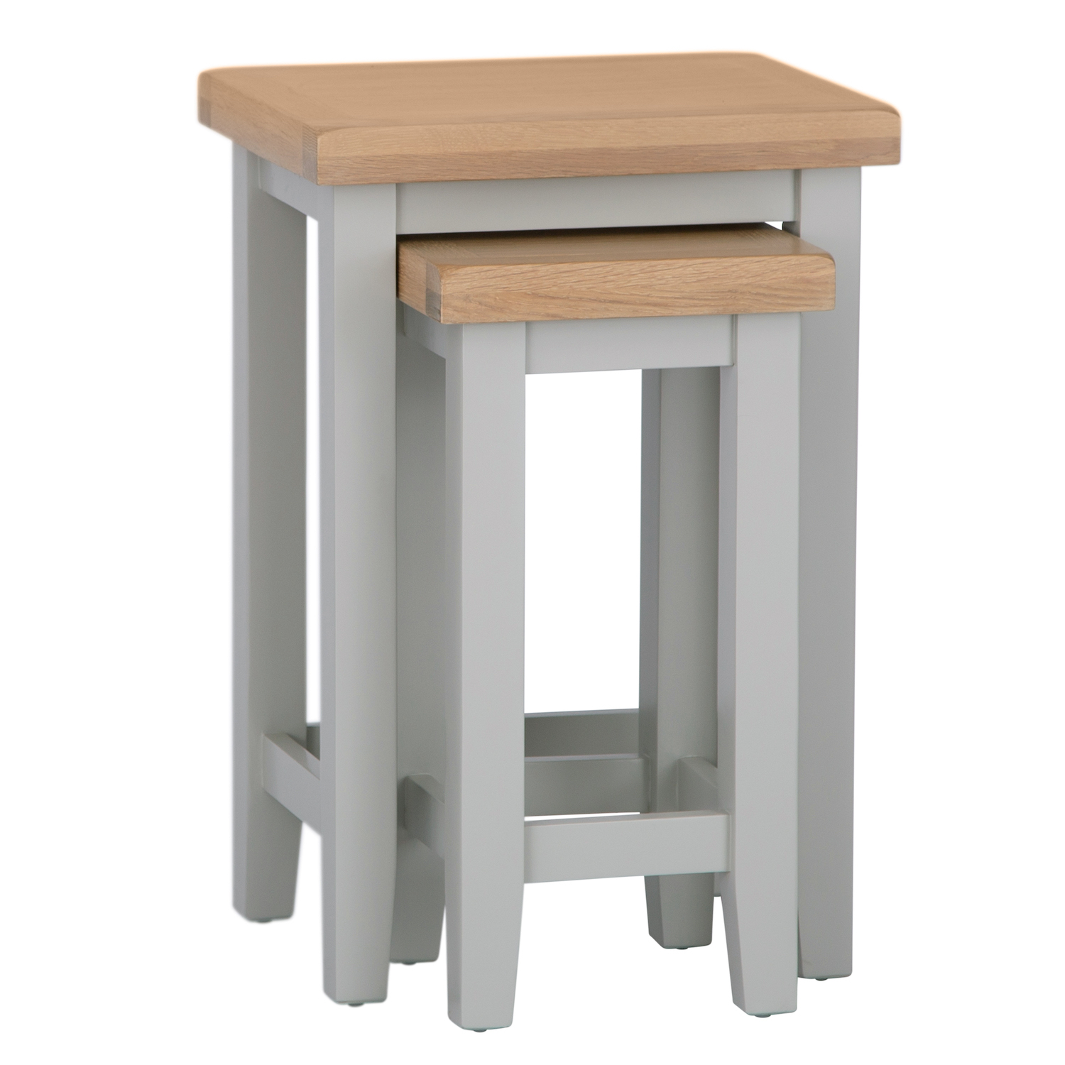 Nest of 2 tables Easton Grey - Oakley Carpets & Furniture