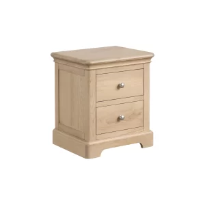 Lymington Oak - 2 Drawer Bedside